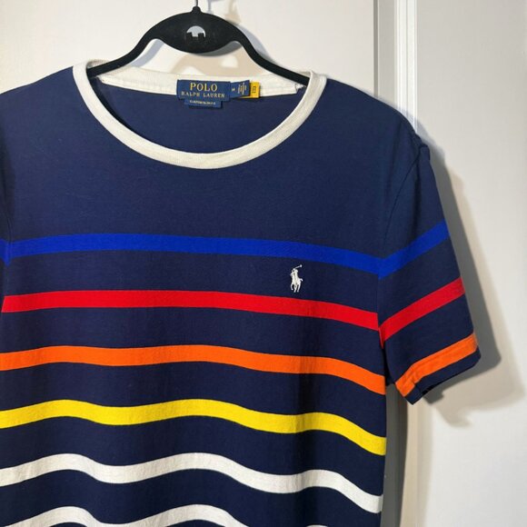 Polo Ralph Lauren Striped Cotton Crewneck Tee – Size M – NWOT - Picture 2 of 15